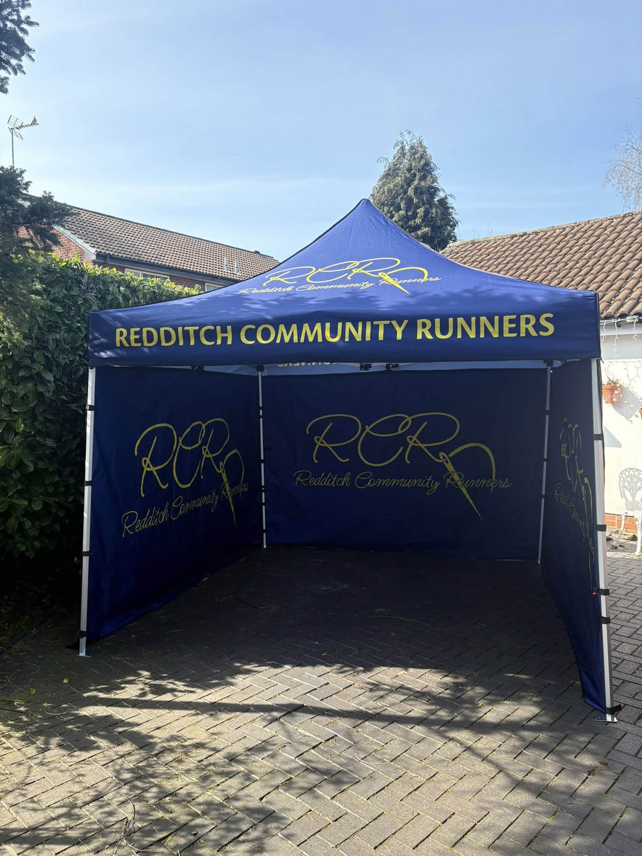 Redditch Community Runners event gazebo